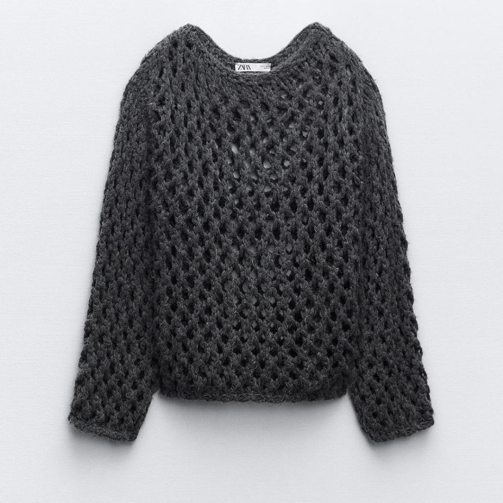 Zara Knit Sweater with Vents